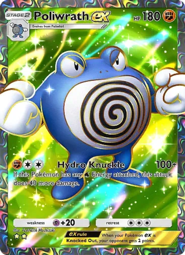 Poliwrath ex - Pokémon TCG Card