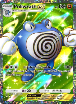 Poliwrath ex - pokemon TCG Card