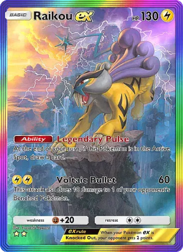Raikou ex - Pokémon TCG Card