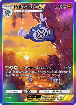 Poliwrath ex - pokemon TCG Card