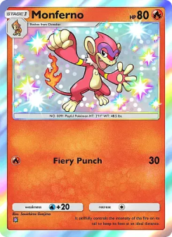 Monferno - pokemon TCG Card
