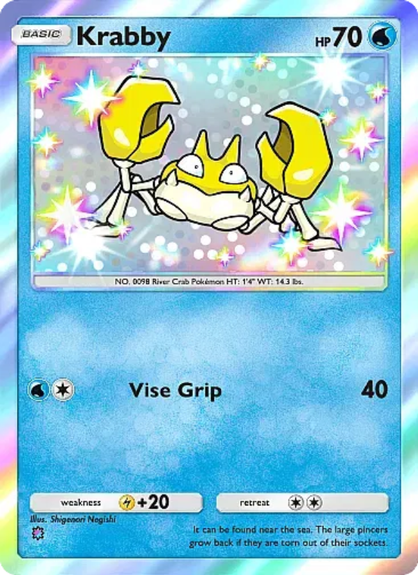 Krabby - Pokémon TCG Card