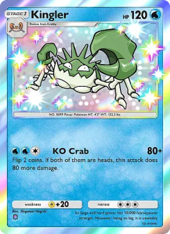 Kingler - pokemon TCG Card