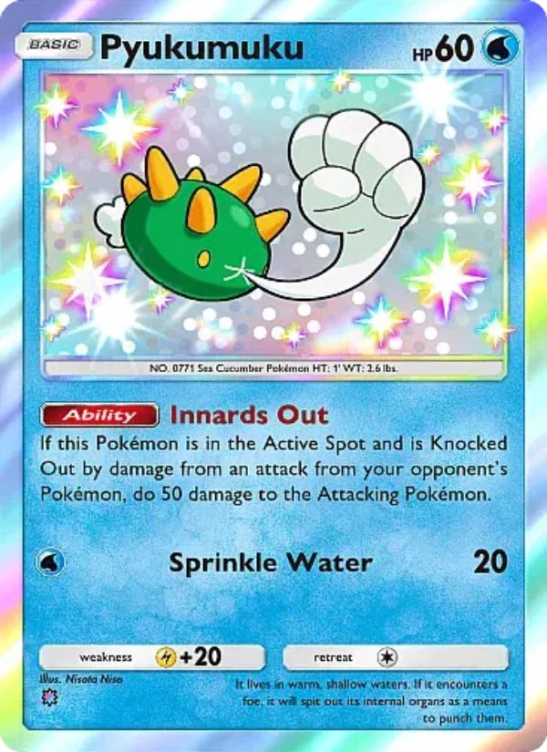 Pyukumuku - Pokémon TCG Card