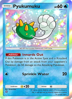 Pyukumuku - pokemon TCG Card