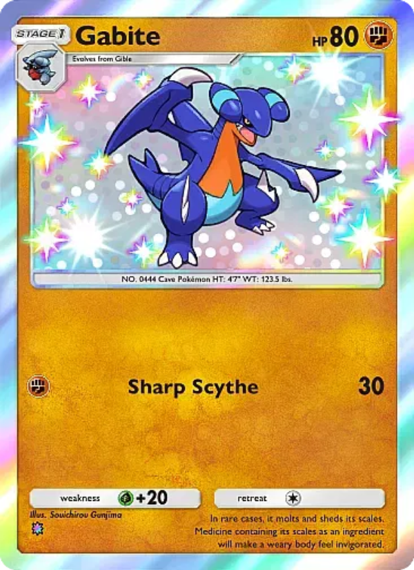 Gabite - Pokémon TCG Card