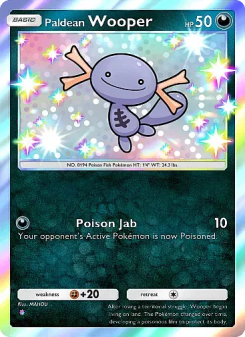 Paldean Wooper - pokemon TCG Card