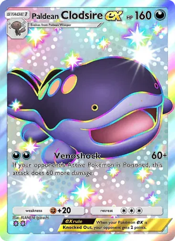Paldean Clodsire ex - Pokémon TCG Card