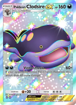 Paldean Clodsire ex - pokemon TCG Card