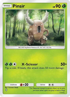 Pinsir - pokemon TCG Card