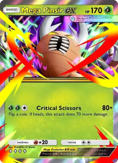 Mega Pinsir ex - pokemon TCG Card