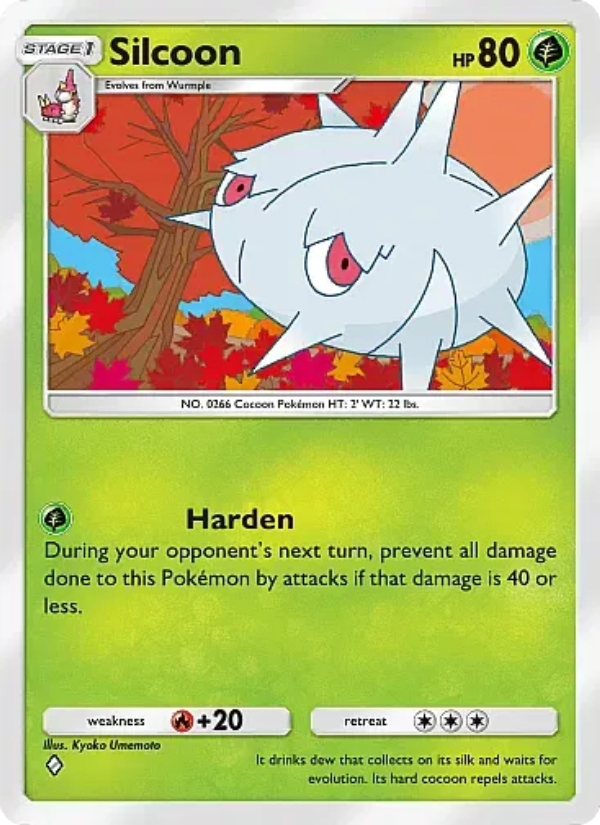 Silcoon - Pokémon TCG Card