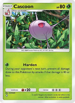 Cascoon - pokemon TCG Card