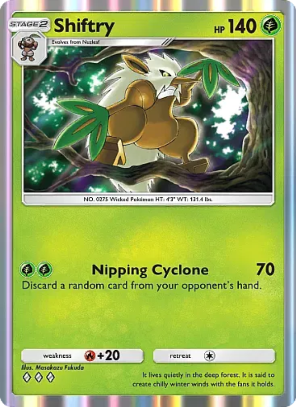 Shiftry - Pokémon TCG Card