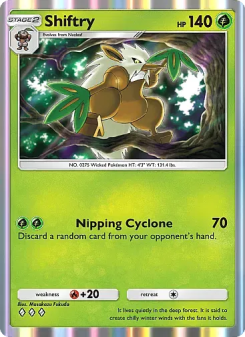 Shiftry - pokemon TCG Card