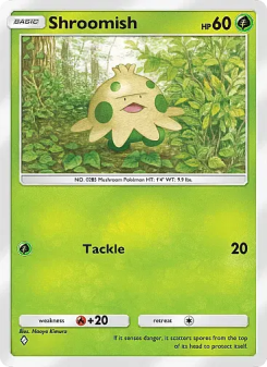 Shroomish - pokemon TCG Card