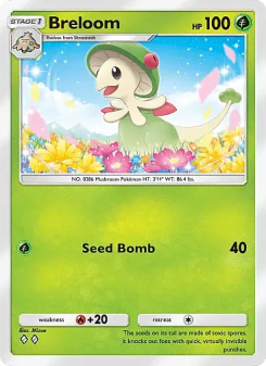 Breloom - pokemon TCG Card