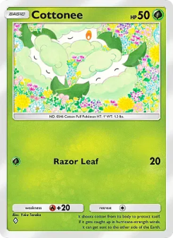 Cottonee - pokemon TCG Card