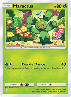 Maractus - pokemon TCG Card
