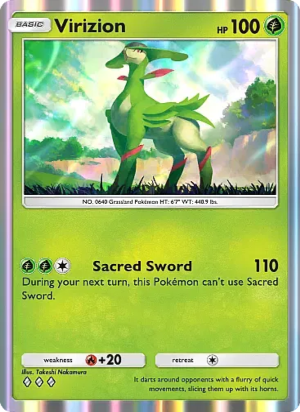 Virizion - Pokémon TCG Card