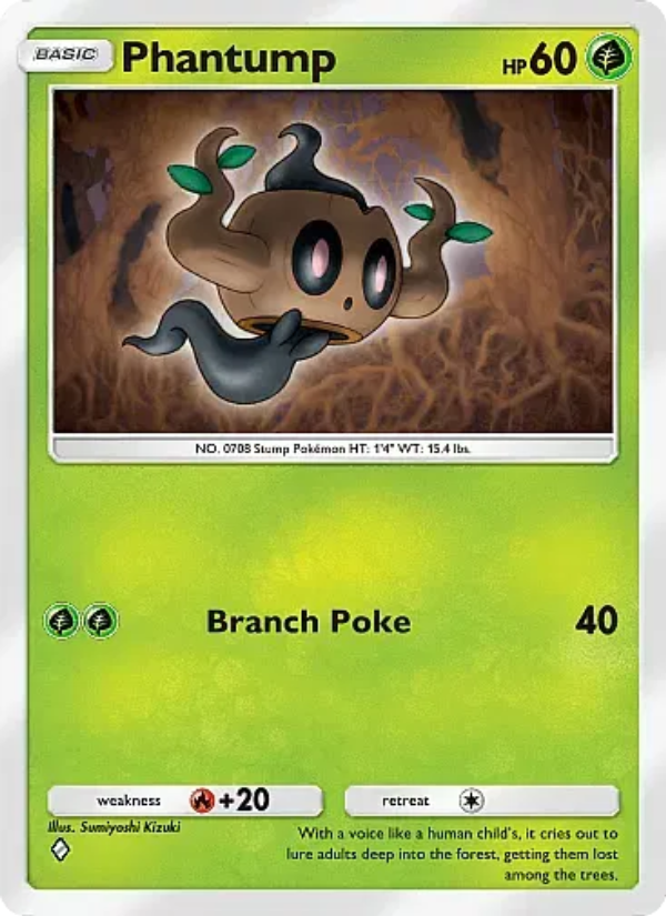 Phantump - Pokémon TCG Card