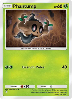 Phantump - pokemon TCG Card