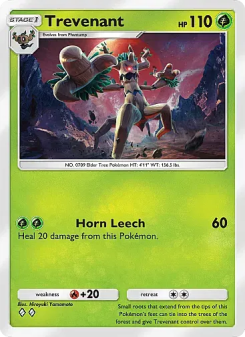 Trevenant - pokemon TCG Card