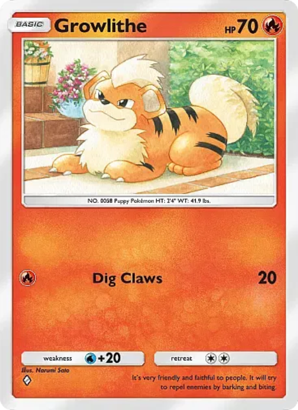 Growlithe - Pokémon TCG Card