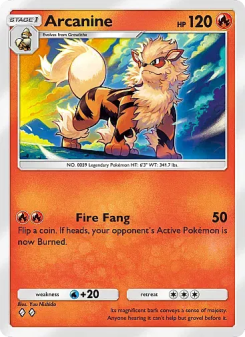 Arcanine - pokemon TCG Card