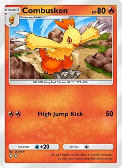 Combusken - pokemon TCG Card