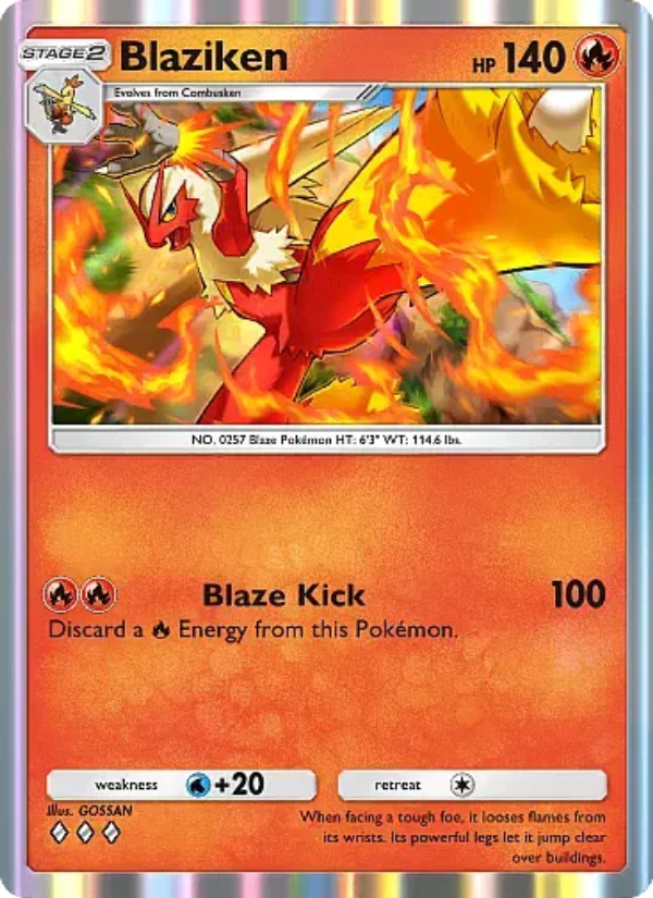 Blaziken - Pokémon TCG Card