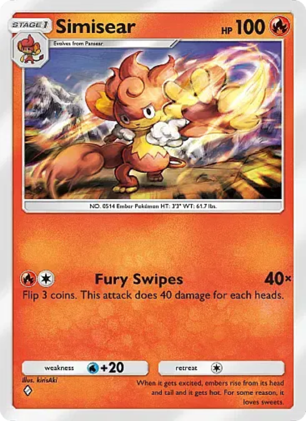 Simisear - Pokémon TCG Card