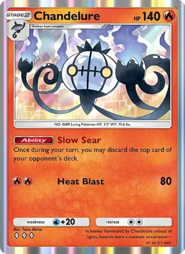 Chandelure - Pokémon TCG Card