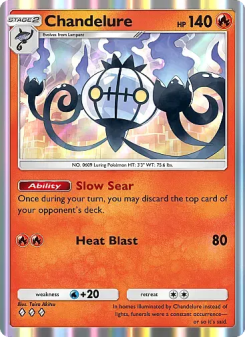Chandelure - pokemon TCG Card