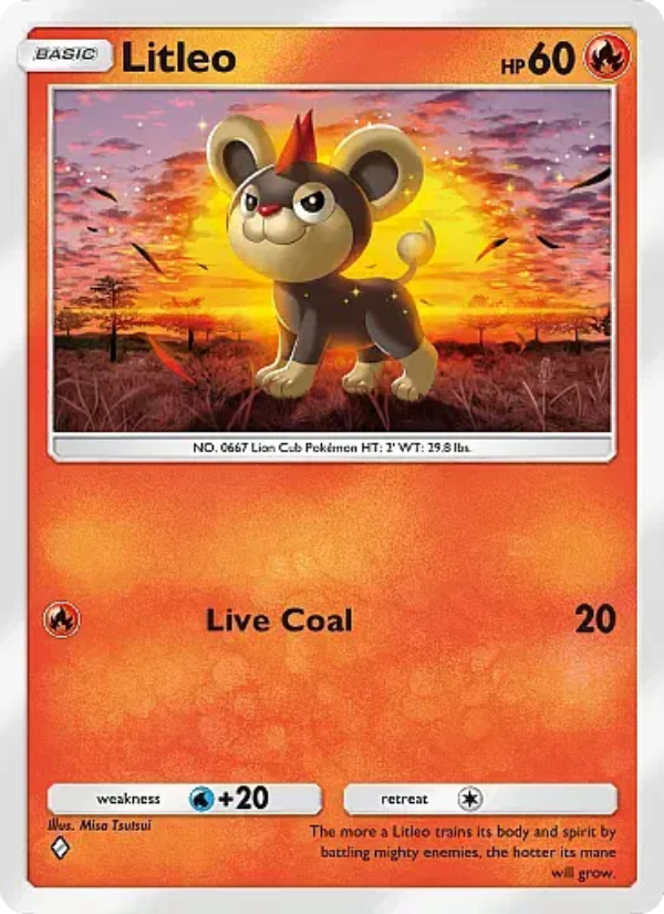 Litleo - Pokémon TCG Card