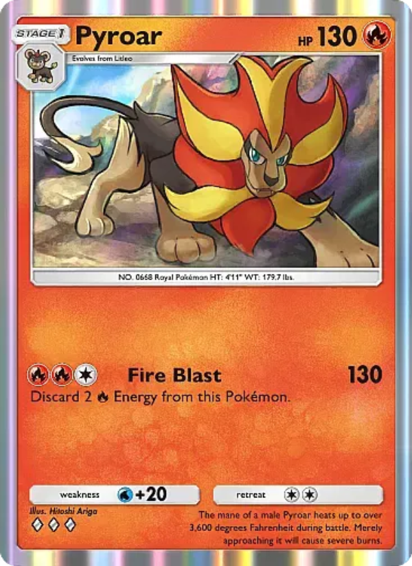 Pyroar - Pokémon TCG Card
