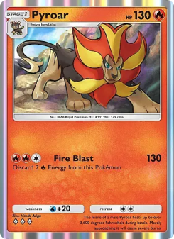 Pyroar - pokemon TCG Card