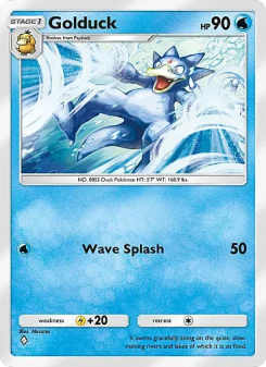 Golduck - pokemon TCG Card