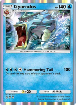 Gyarados - pokemon TCG Card