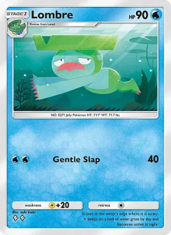 Lombre - pokemon TCG Card