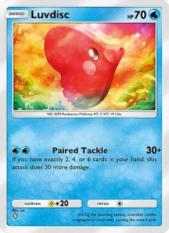 Luvdisc - pokemon TCG Card