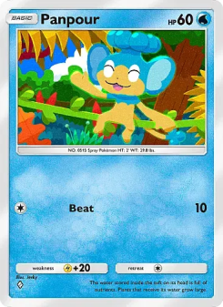 Panpour - pokemon TCG Card