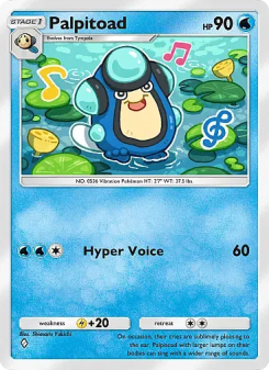 Palpitoad - pokemon TCG Card
