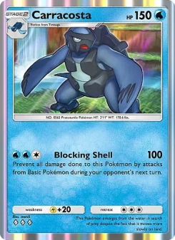 Carracosta - pokemon TCG Card