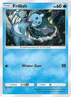 Frillish - pokemon TCG Card