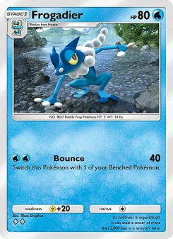 Frogadier - pokemon TCG Card