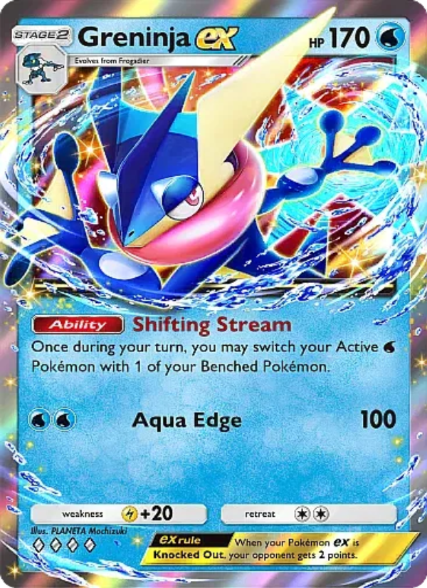 Greninja ex - Pokémon TCG Card