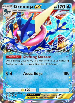 Greninja ex - pokemon TCG Card