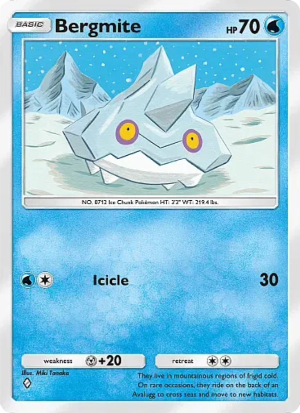 Bergmite - Pokémon TCG Card