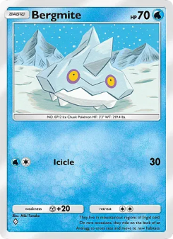 Bergmite - pokemon TCG Card
